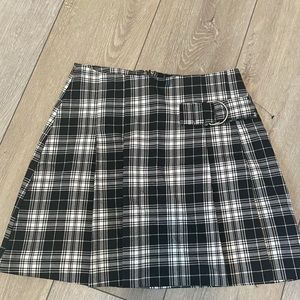 Garage Plaid Skirt
